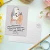 Mr. & Mrs. Panda Postkarte Sekretärin Heldin - Grau Pastell Produktbild-Vorschau 3