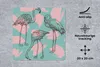 MuchoWow® Mauspad Mousepad Eine Illustration von Flamingos Produktbild-Vorschau 2