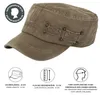 styleBREAKER Uni Military Cap im Destroyed Vintage Look | Produktbild-Vorschau 7