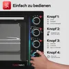 TurboTronic Minibackofen mit Umluft und Drehspieß 35 Liter, Produktbild-Vorschau 3