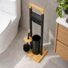 Soporte para papel higiénico KADAX con cepillo de inodoro Vista previa de la imagen del producto 6