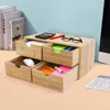 Organizér na stůl - Zásuvkový box - 4 zásuvky - Dřevo - 33 Náhled obrázku produktu 5