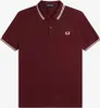 Fred Perry Twin Tipped Couleur Bordeaux Voir les images du produit 2