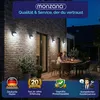 DEUBA® Lampada Solare da Esterno Set di 6 LED Resistenti Anteprima dell’immagine prodotto 8