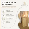 Windlicht-Säule Kerzenständer Deko-Laterne Deko-Säule für Produktbild-Vorschau 5
