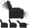 vidaXL Relaxsessel Schwarz Kunstleder Produktbild-Vorschau 7