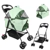 Chariot pour chien pliable avec sac de transport amovible. Voir les images du produit 1