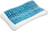 A pillow with a blue gel top layer and a white base. Produktbild-Vorschau