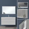 doporro Spiegelschrank Wandspiegel mit LED-Beleuchtung und Produktbild-Vorschau 2