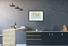 MuchoWow® MuchoWow® Gerahmtes Poster Weltkarte - Farben - Produktbild-Vorschau 2