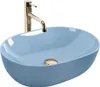 Umywalka nablatowa Rea LISA L.BLUE SHINY Podgląd zdjęcia produktu 6