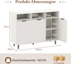 COSTWAY wohnzimmerschraenke Sideboard-Buffetschrank, Produktbild-Vorschau 3