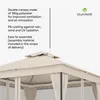 Blumfeldt Mondo Dual Pawilon 3x3 – Doppeldach & Podgląd zdjęcia produktu 4