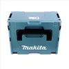 A teal colored storage case with a black handle and the Makita logo on the front. Anteprima dell’immagine prodotto
