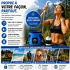 Lot de 2 douches de camping portables et rechargeables avec Voir les images du produit 4