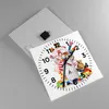 Wanduhr - Quadrat - Glasuhr - Spielzeug Kinder Spaß Freunde Produktbild-Vorschau 2