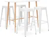 Bar-Set 5-tlg. Weiß 120 x 60 x 105 cm (L x B x H) MDF, Produktbild-Vorschau 1