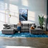 Sofiland Aller U-Form Ecksofa XXL Schlaffunktion 2 Produktbild-Vorschau 4