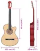 vidaXL Gitara akustyczna Gitara akustyczna Cutaway z 6 Podgląd zdjęcia produktu 7