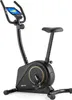 A black magnetic home trainer bicycle with a tablet holder and LCD display. Náhľad obrázku produktu
