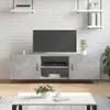 TV-Schrank Betongrau 150x30x50 cm Holzwerkstoff Produktbild-Vorschau 2