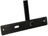 A black door handle set on a white background. Produktbild-Vorschau