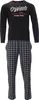 AM Legend Herren Pyjama, 2-tlg, lange Schlafhose + langarm Produktbild-Vorschau 1