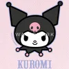 Spreadshirt Kuromi Portrait Kinder Bio Basecap, One size, Produktbild-Vorschau 2