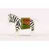 avatar zebra nero/bianco 13x11x4 cm Anteprima dell’immagine prodotto 2