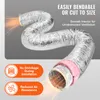 SucceBuy Trockner-Abluftschlauch, 127 mm isolierter Produktbild-Vorschau 4