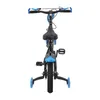 14 Zoll Kinderfahrrad mit Stützrädern Fahrrad Blau für Produktbild-Vorschau 9
