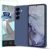 A smartphone with a protective case and a screen protector are displayed. Produktbild-Vorschau
