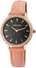 Damenuhr Armbanduhr Kunstlederband apricot Analog Produktbild-Vorschau 1