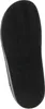 The sole of a black sandal is shown from a top-down perspective. Produktbild-Vorschau