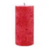 Stearin Stumpenkerze - rot 135x64mm Produktbild-Vorschau 2
