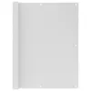 vidaXL Balkon-Sichtschutz Weiß 120x600 cm HDPE Produktbild-Vorschau 6