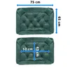 Hundebett Hundekissen Katzenbett Hundesofa Hundekorb 75X65 Produktbild-Vorschau 3