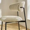 CALICOSY - Lot de 2 tabourets en tissu chiné et pieds en Voir les images du produit 4