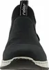 A front view of a black Rieker boot. Produktbild-Vorschau