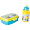 A lunchbox and water bottle set with Minions characters. Produktbild-Vorschau