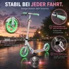 Kinder Scooter mit Handbremse, LED-Leuchträdern, Produktbild-Vorschau 4