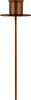 LS-LebenStil Metall Stabkerzenhalter Kupfer Braun 15cm Produktbild-Vorschau 3