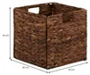 Korb CAO 2er Set 32x32 cm, braun - Handgefertigte Körbe aus Produktbild-Vorschau 7
