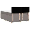 vidaXL Boxspringbett mit Matratze Taupe 160x200 cm Stoff Produktbild-Vorschau 6