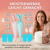 Garnierset Spritzbeutel 40-teilig, mit Tüllen, ideales Produktbild-Vorschau 5