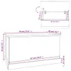 vidaXL Úložný box Sonoma dub 70 x 40 x 38 cm materiál na Náhľad obrázku produktu 8