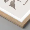 Gerahmtes Poster - Rahmen in heller Eiche - Boho Frau Mund Produktbild-Vorschau 2
