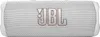 A white JBL Flip 6 Bluetooth speaker is shown from the front. Produktbild-Vorschau
