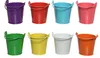 Metalleimer mini 5x6cm bunt 8er Set Produktbild-Vorschau 1