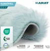 Umělá kožešina Nelly fluffy & soft v mnoha barvách Duck Egg Náhled obrázku produktu 4